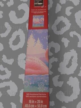 Swan Paint-by-Number Wall Art Kit